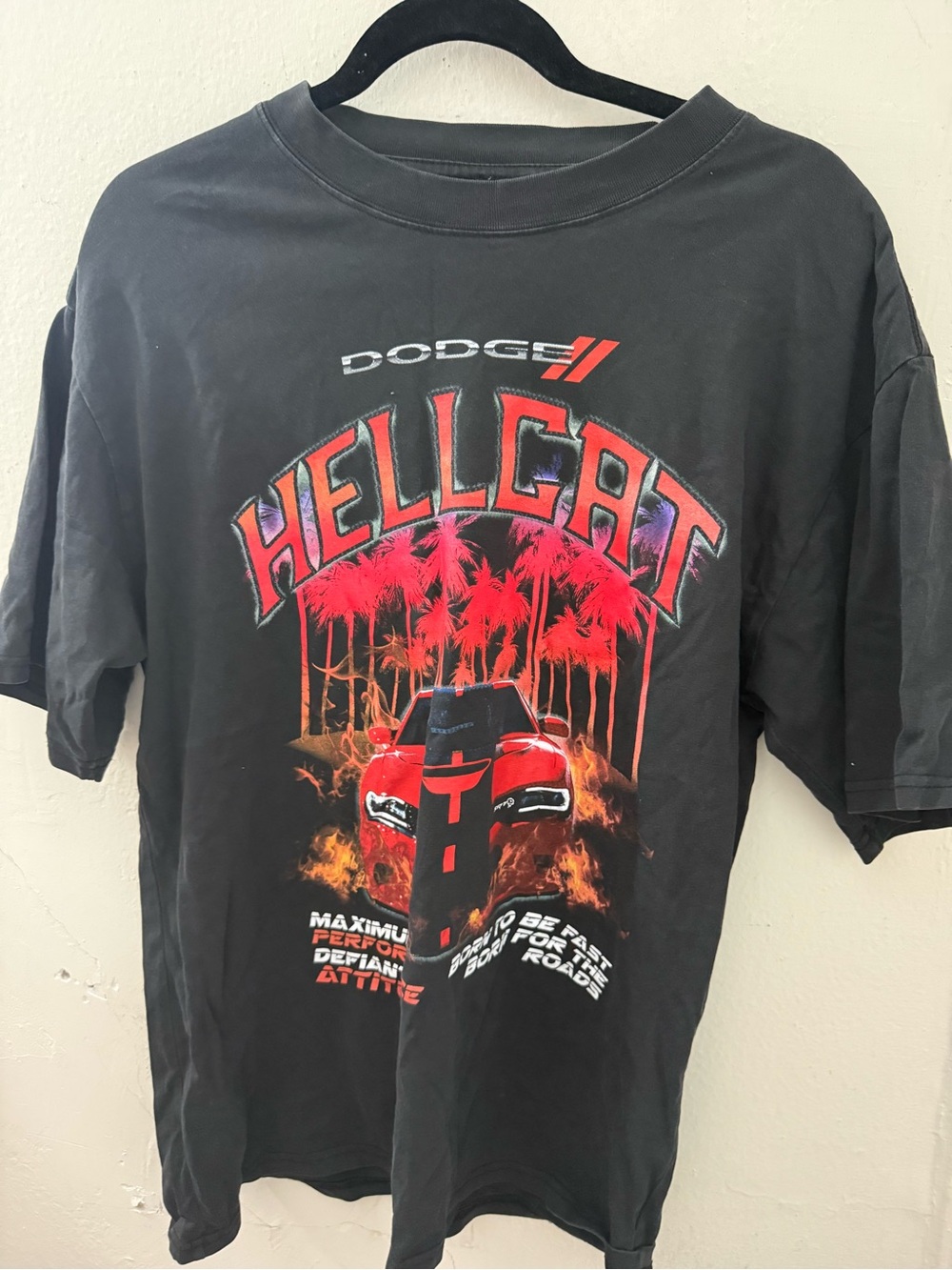 Dodge Hellcat Graphic Tee - Black